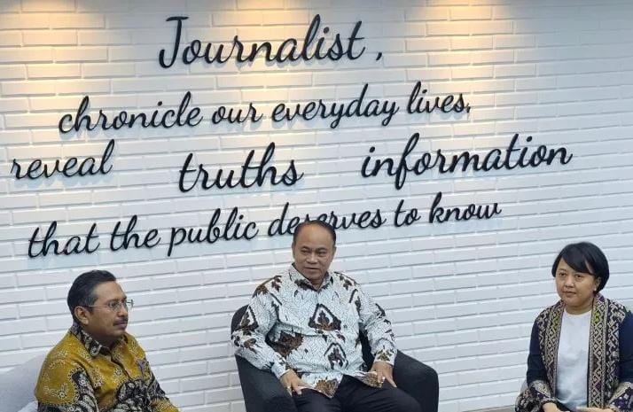 Diskusi Publik, Menkominfo Ajak Media Perangi Hoaks Jelang Pemilu. Foto : Inet