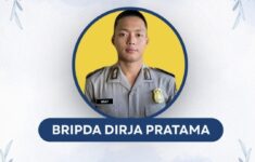 Bripda Dirja Pratama tewas tak wajar. (Foto: Dok. Polres pinrang)